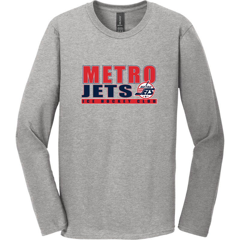 Metro Jets Softstyle Long Sleeve T-Shirt