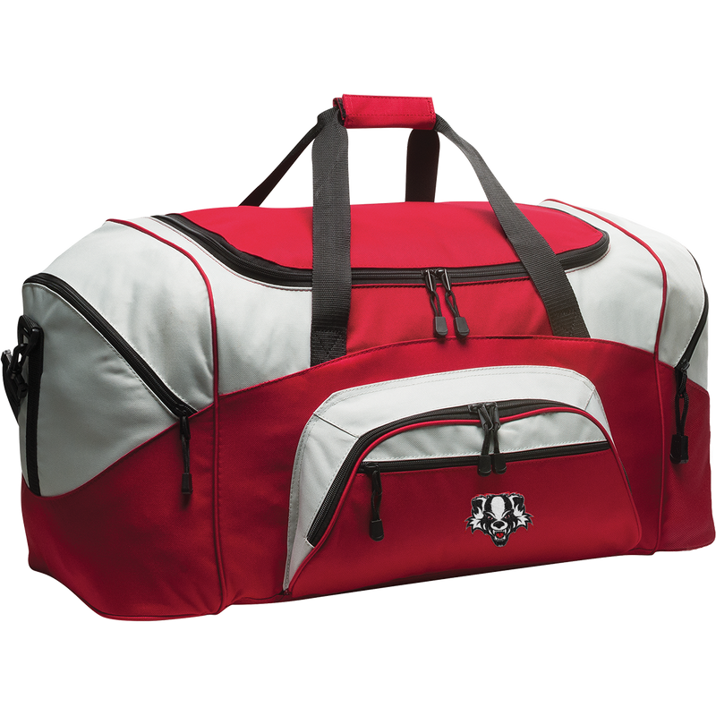Scary Badgers Standard Colorblock Sport Duffel