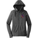 Youngstown Phantoms New Era Ladies Tri-Blend Fleece Full-Zip Hoodie
