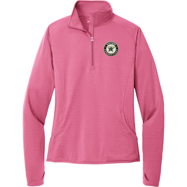 CT ECHO Stars Ladies Sport-Wick Stretch 1/4-Zip Pullover