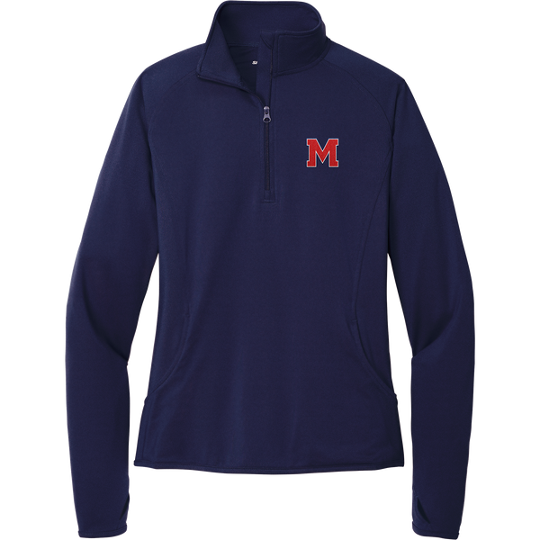 Mount St. Charles Ladies Sport-Wick Stretch 1/4-Zip Pullover