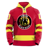 MD Jr Black Bears Adult Sublimated Retro Hoodie
