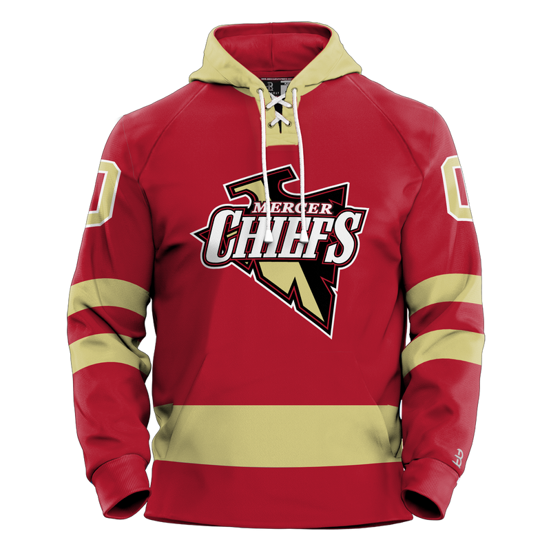Mercer Tier 1 2013 and Younger Adult Sublimated Retro Hoodie