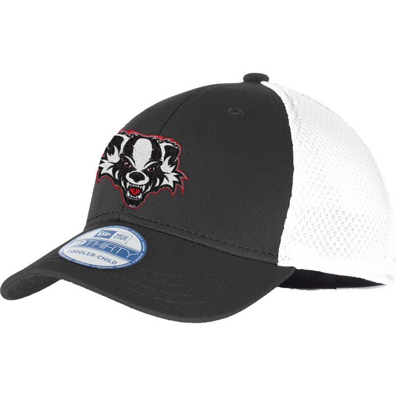 Scary Badgers New Era Youth Stretch Mesh Cap