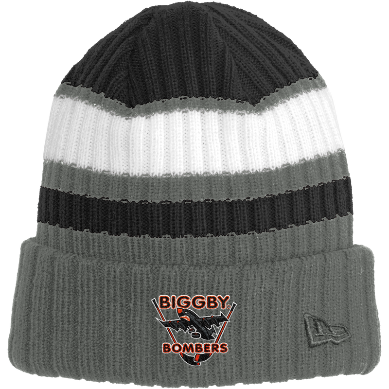Biggby Bombers New Era Ribbed Tailgate Beanie