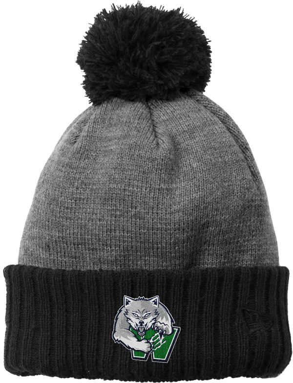 Woodbridge Wolfpack New Era Colorblock Cuffed Beanie