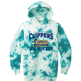 CT Clippers Youth Crystal Tie-Dye Pullover Hoodie