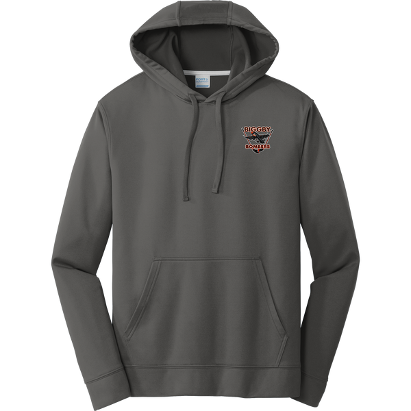 Biggby Bombers Performance Fleece Pullover Hooded Sweatshirt