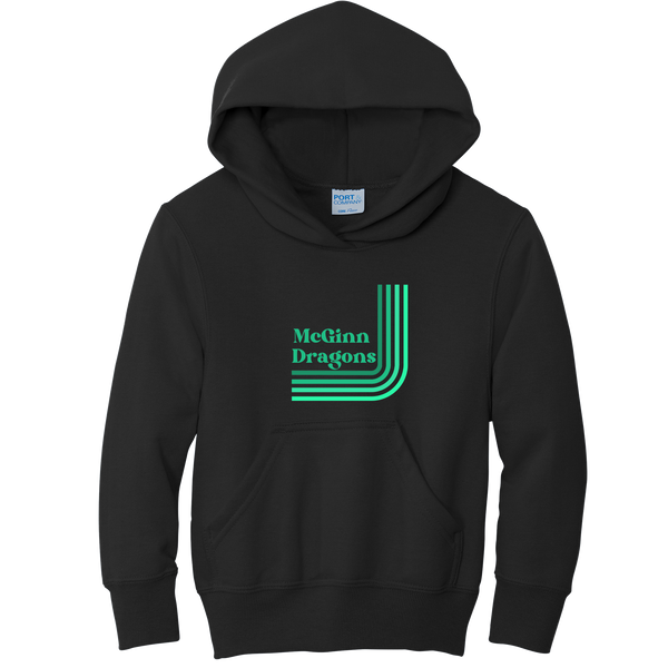 McGinn Elementary Youth 'Vintage' Core Fleece Pullover Hooded Sweatshirt