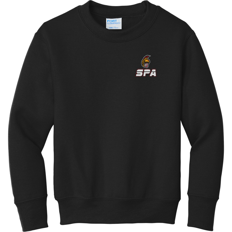 Seacoast Spartans (SPA) Youth Core Fleece Crewneck Sweatshirt