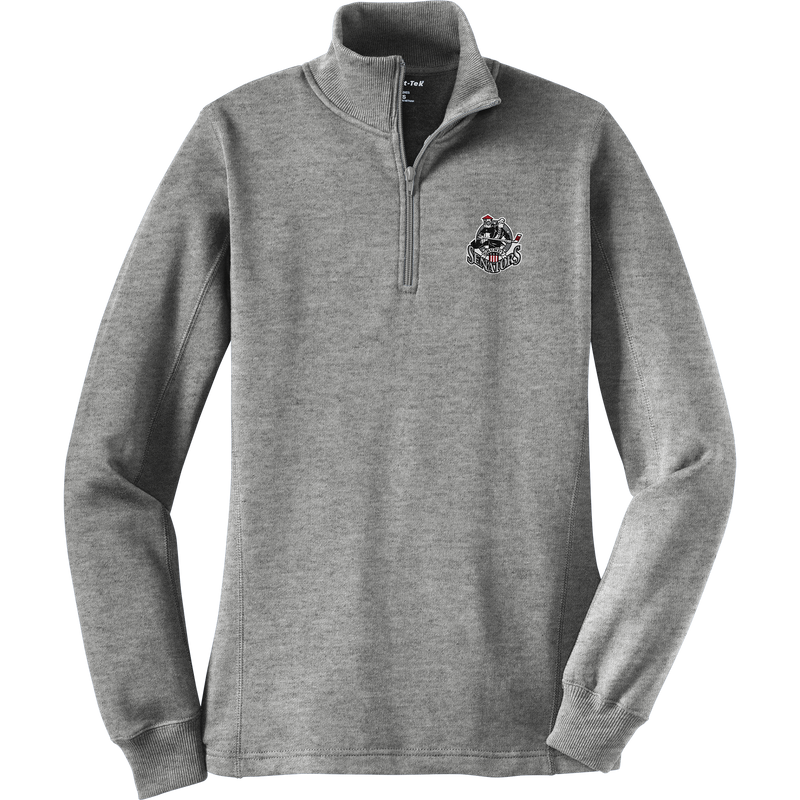 Grundy Senators Ladies 1/4-Zip Sweatshirt