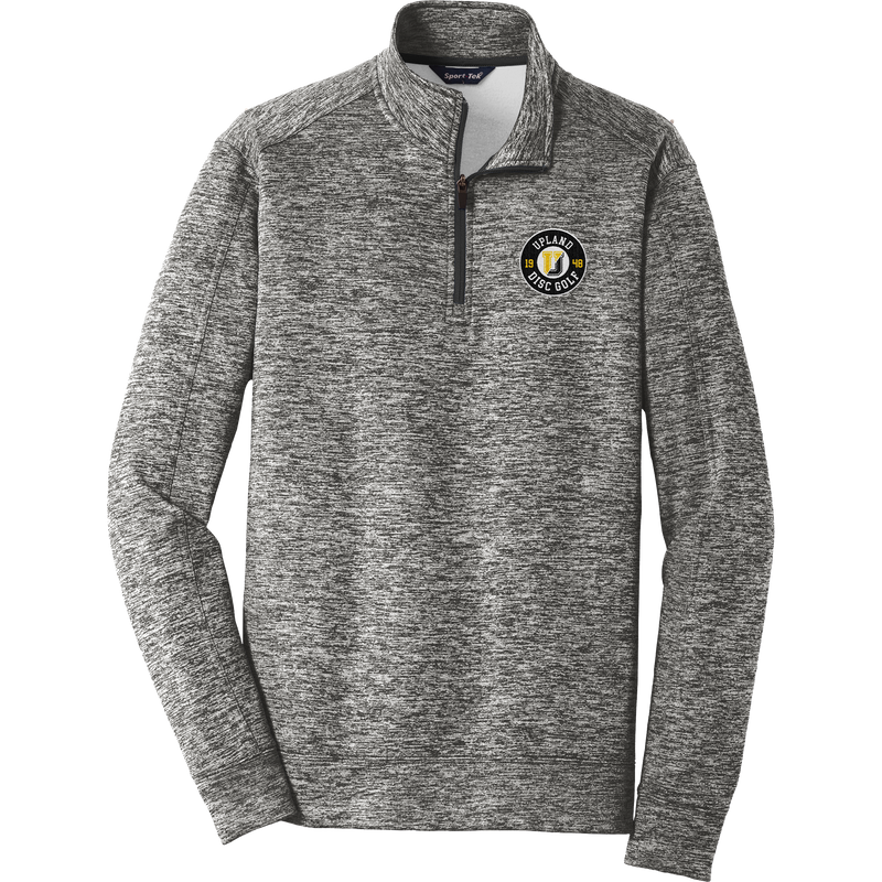 Upland Disc Golf PosiCharge Electric Heather Fleece 1/4-Zip Pullover