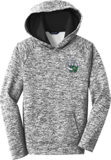 Woodbridge Wolfpack Youth PosiCharge Electric Heather Fleece Hooded Pullover