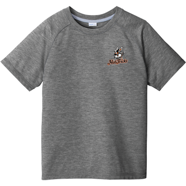 Danbury Hat Tricks Youth PosiCharge Tri-Blend Wicking Raglan Tee